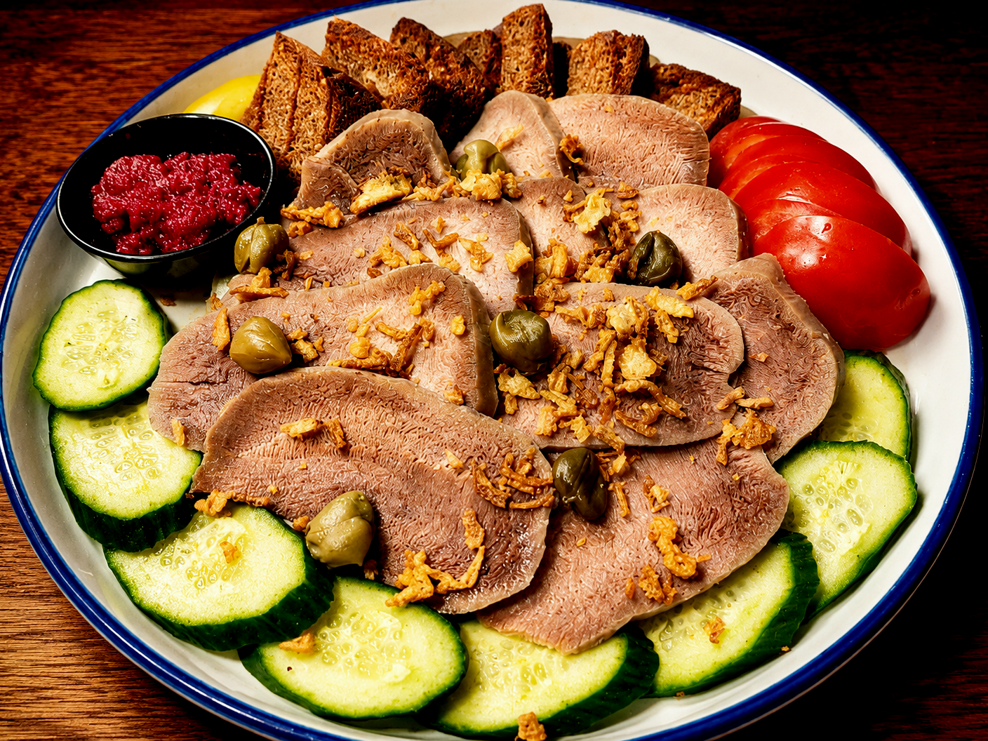Carpaccio Beef Tongue (home-style recipe)	