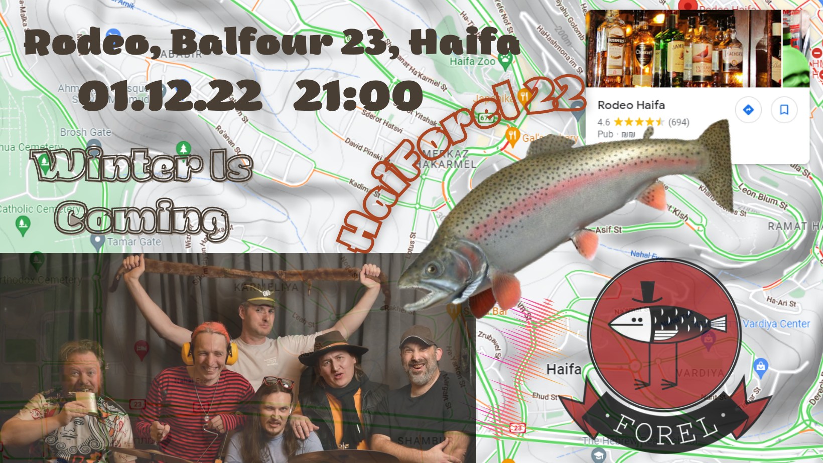 HaiForel 22 - "Forel" live at the Rodeo pub, Haifa