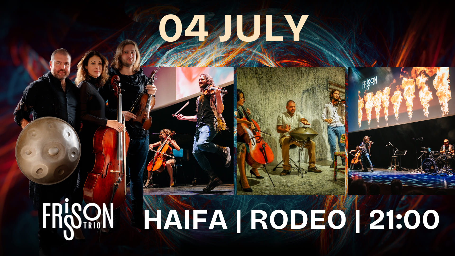 Frisson Trio at Rodeo Haifa