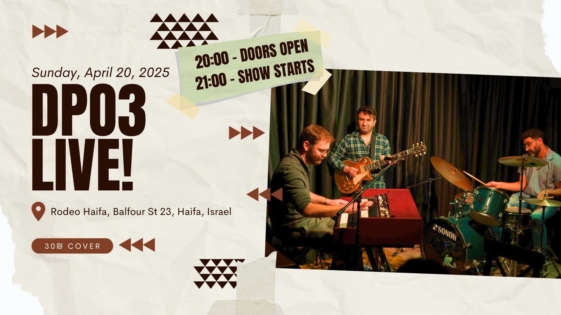 DPO3 Live @ Rodeo Haifa!