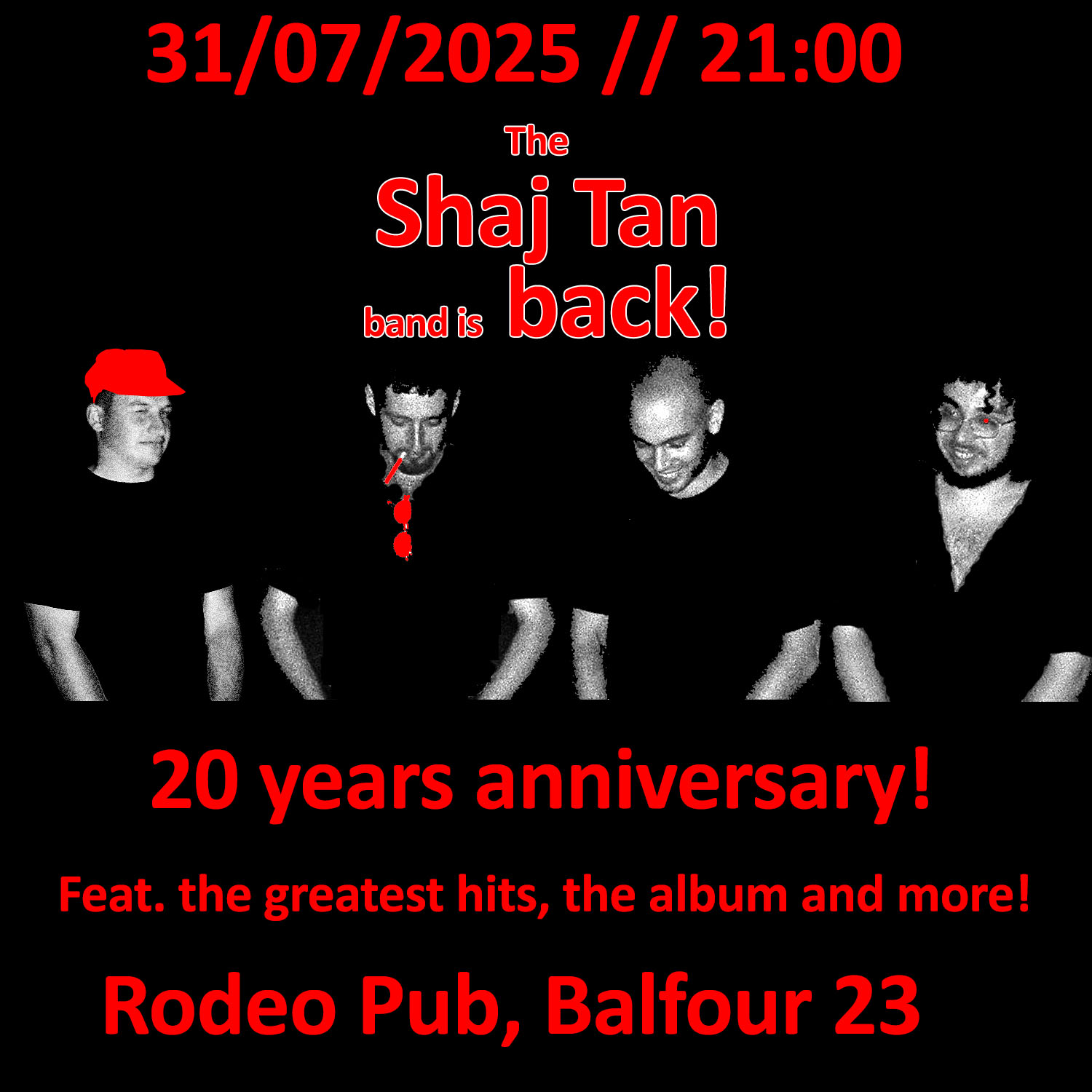 The Shaj Tan Band is back!