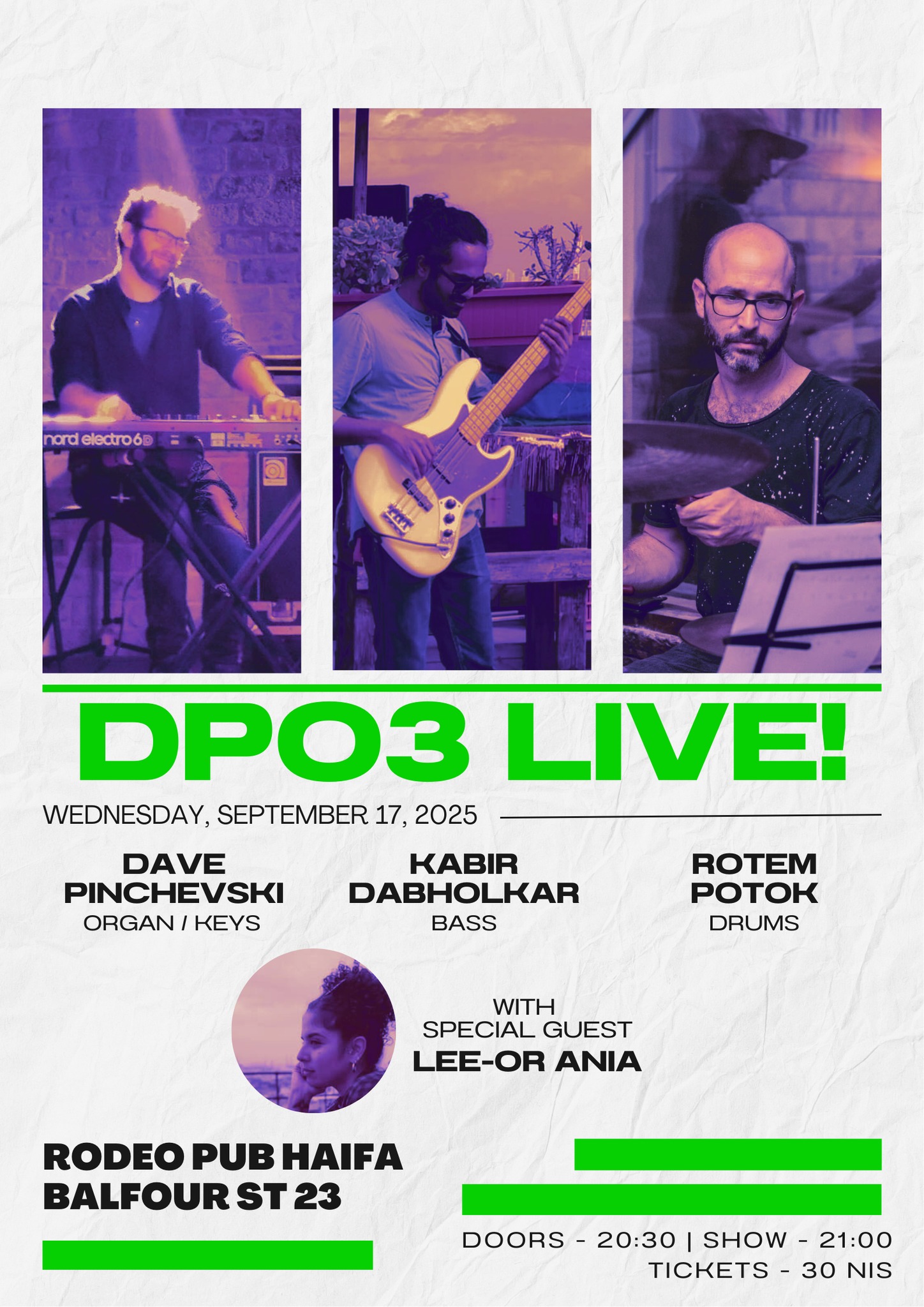 DPO3 Live @ Rodeo Haifa!