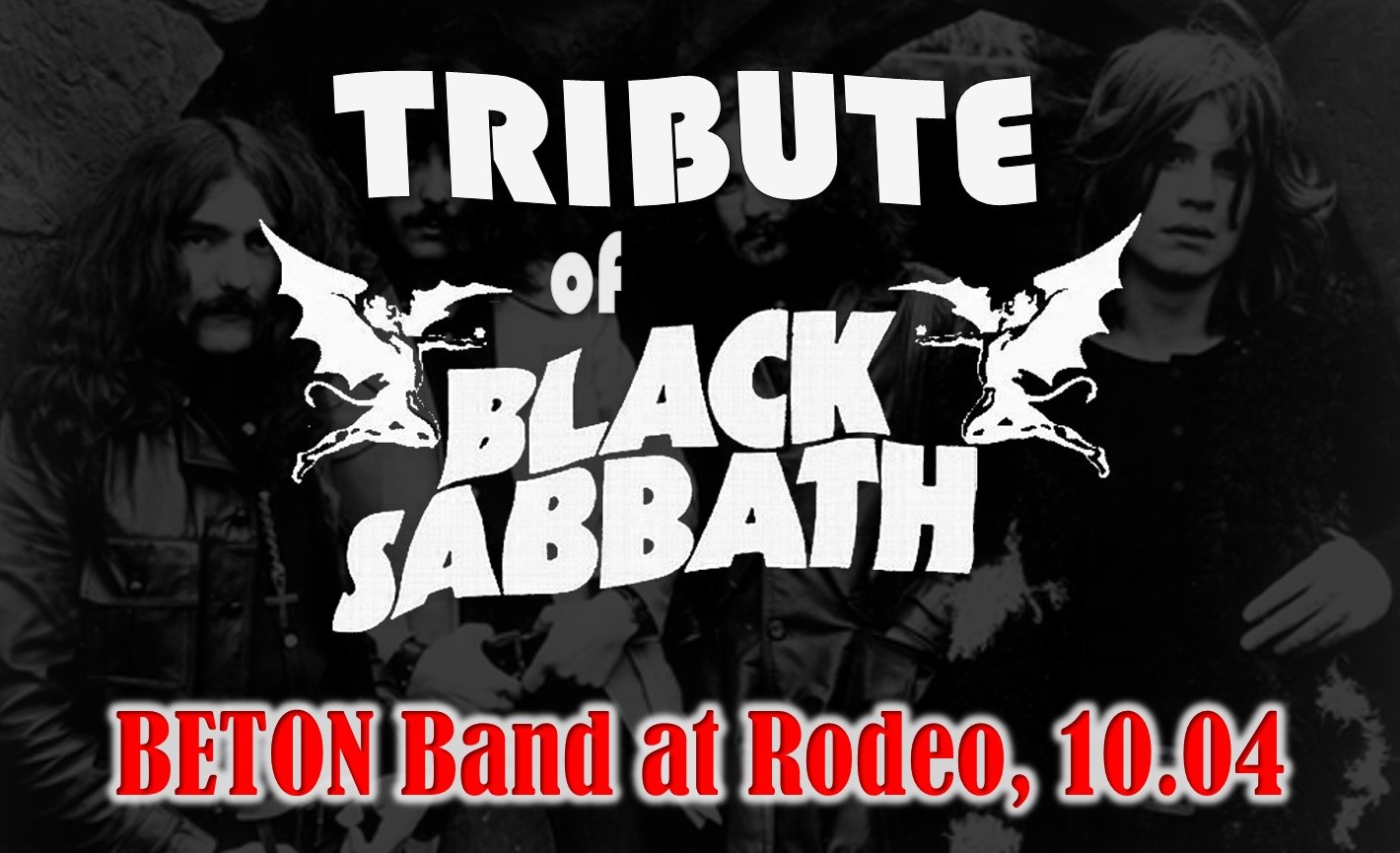 Tribute of BLACK SABBATH with BETON Band at Rodeo