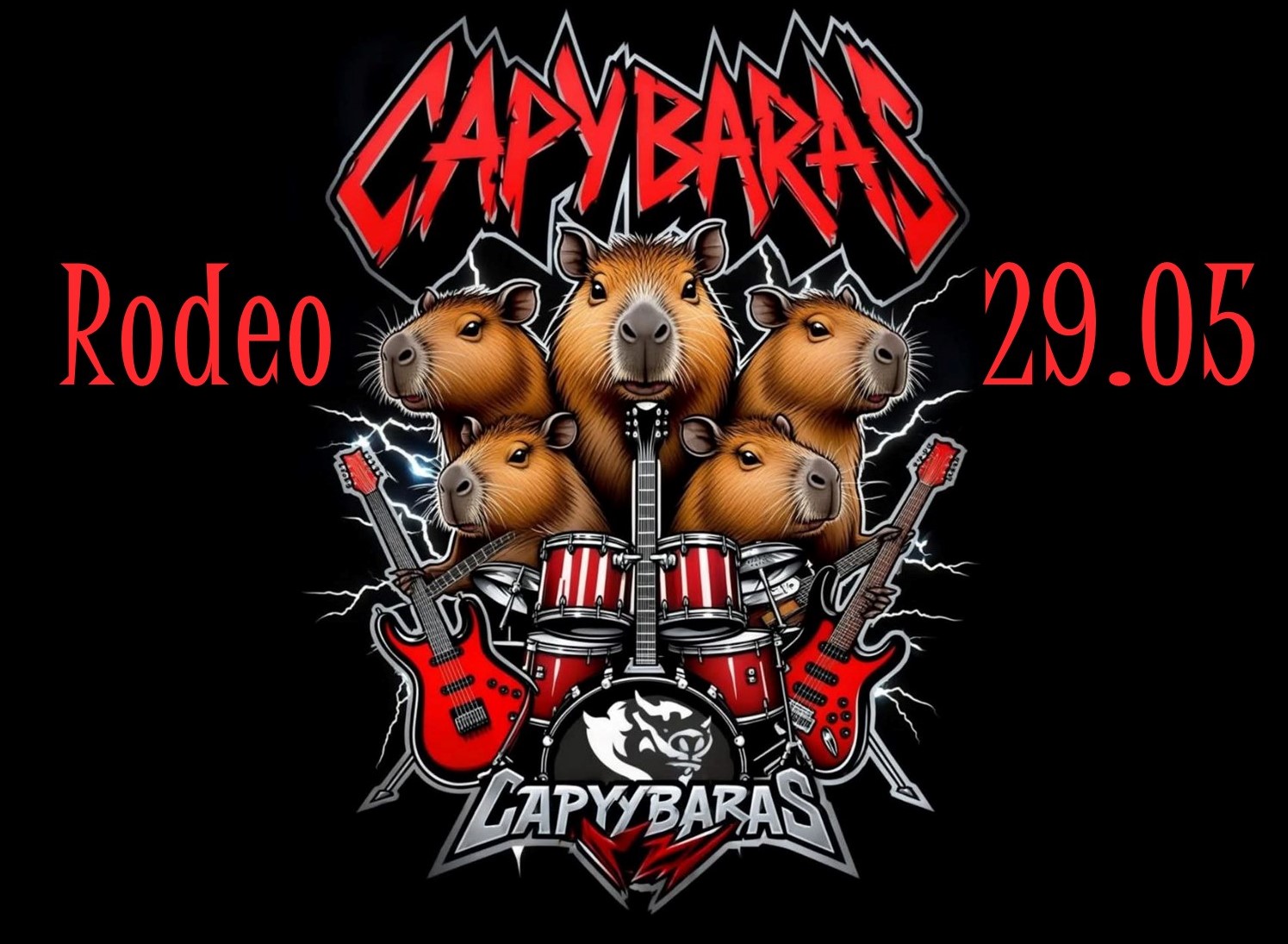 Capybaras at Rodeo