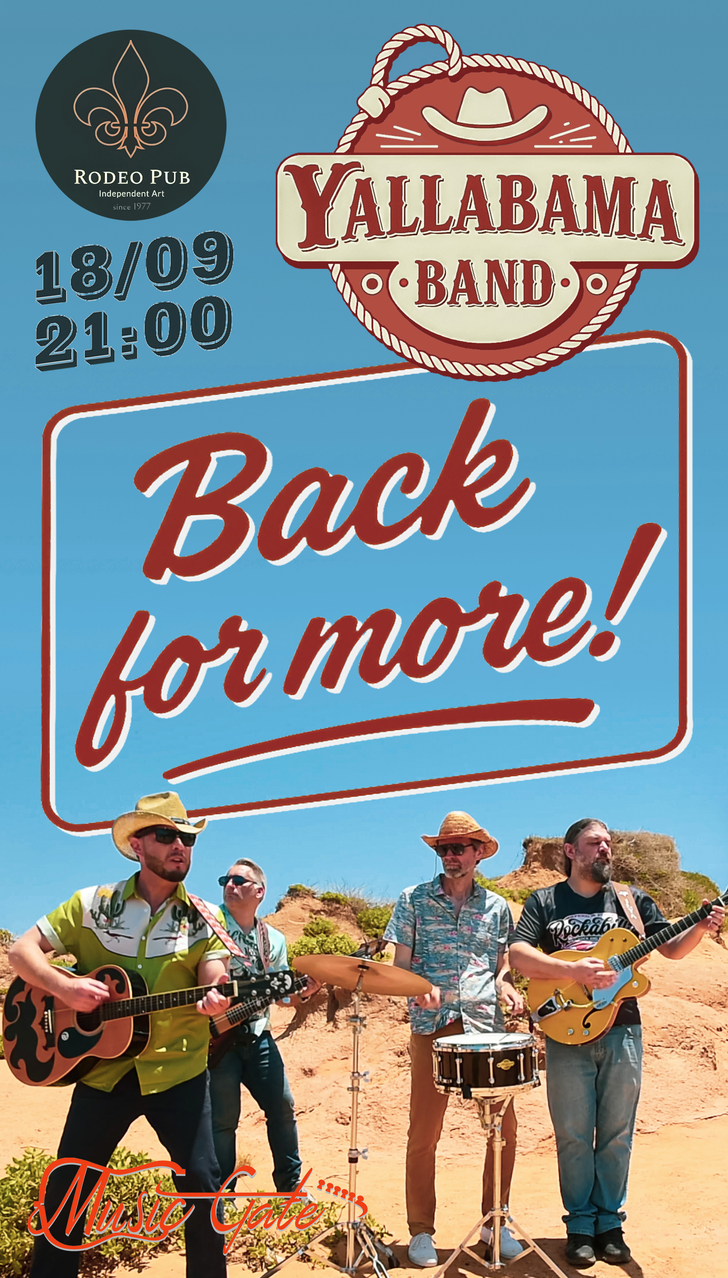 Yallabama Band at Rodeo - Rockabilly and Western Rock'n'Roll