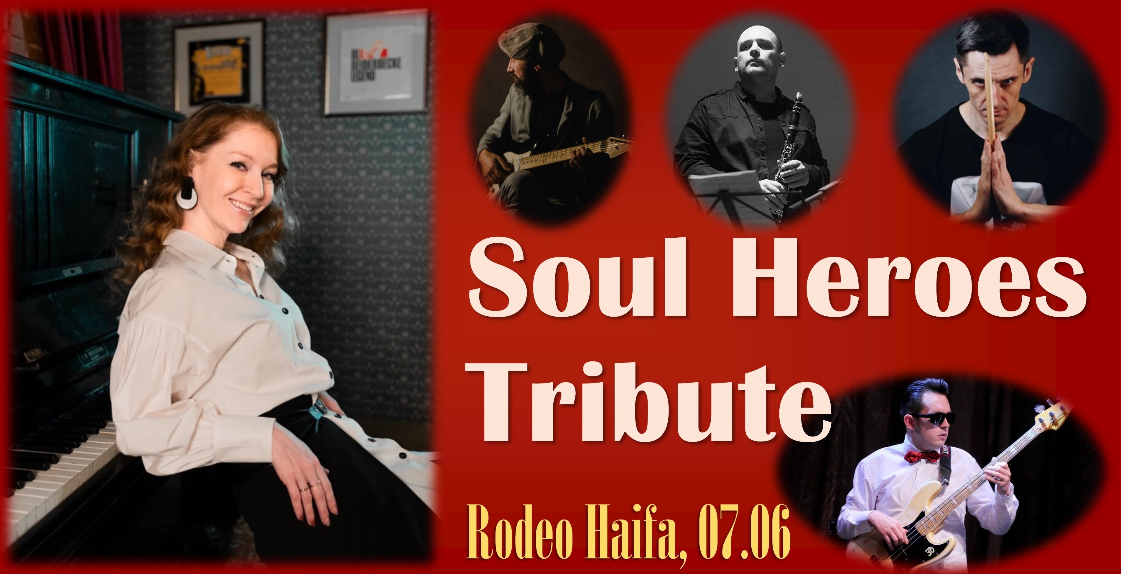Soul Heroes Tribute with Marina Vinogradova & band at Rodeo