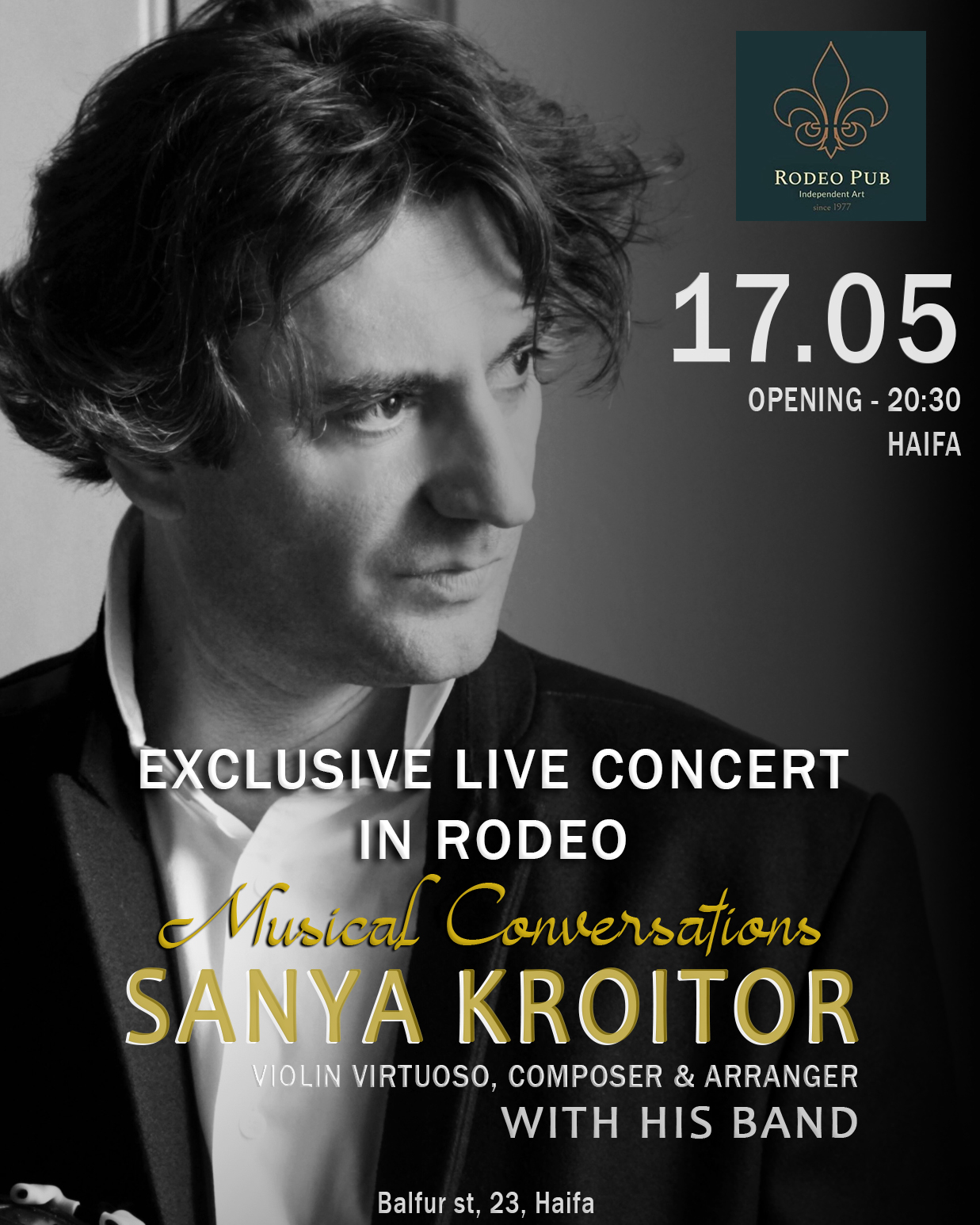 Sanya Kroitor - exclusive live concert in Rodeo